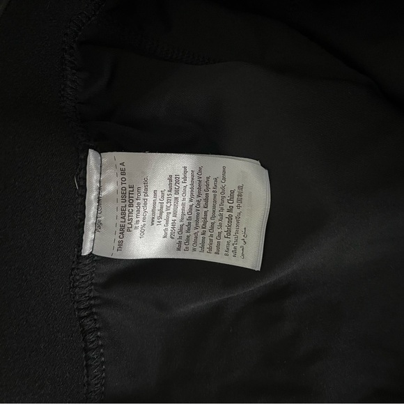 COTTON ON sz 12 BLACK Curve Match Point Pleated Skort Tennis Skirt w/ Shorts - Picture 6 of 6